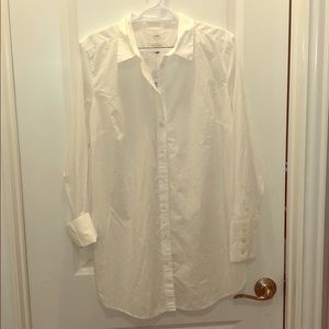White button up tunic